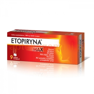 POLPHARMA Etopiryna Max 1000mg, 9 tabletek