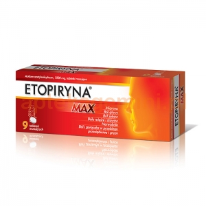 ZAKŁADY FARMACEUTYCZNE POLPHARMA S.A. Etopiryna Max 1000mg 9 tabletek