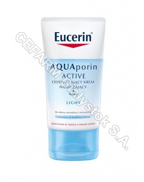 BEIERSDORF Eucerin aquaporin active odświeżający krem nawilżający light 40 ml