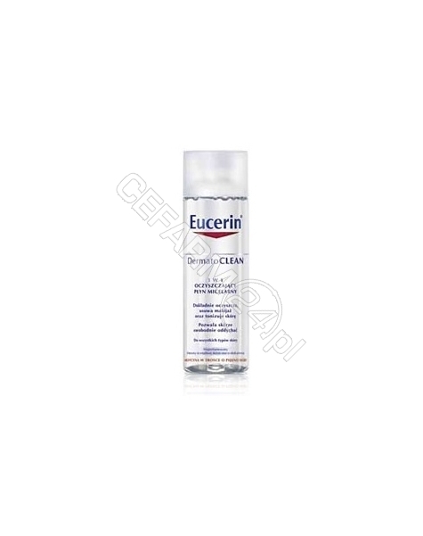 BEIERSDORF Eucerin dermatoclean oczyszczający płyn micelarny 3w1 200 ml