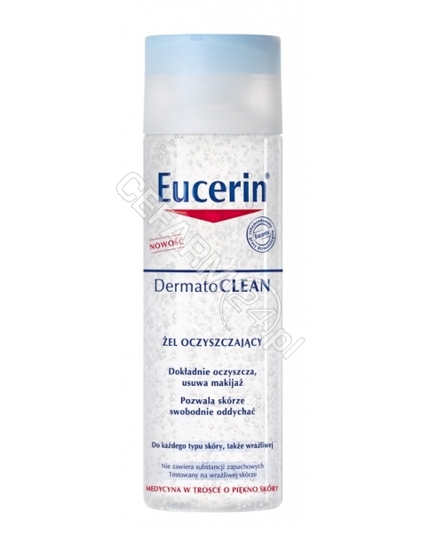 BEIERSDORF Eucerin dermatoclean żel oczyszczający do demakijażu twarzy 200 ml