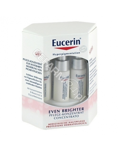 BEIERSDORF Eucerin even brighter - koncentrat redukujący przebarwienia 30 ml (6 amp x 5 ml) (data ważności 29.02.2016)