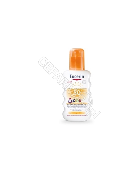 BEIERSDORF Eucerin sun kids spray ochronny spf 50+ 200 ml + mleczko po opalaniu 75 ml GRATIS!!!