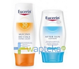 EUCERIN EUCERIN SUN Mleczko ochronne Extra Light SPF 30 150 ml + Eucerin Mleczko po opalaniu 75 ml