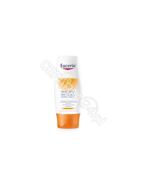 BEIERSDORF Eucerin sun mleczko ochronne extra light spf 30 150 ml + mleczko po opalaniu 75 ml GRATIS!!!