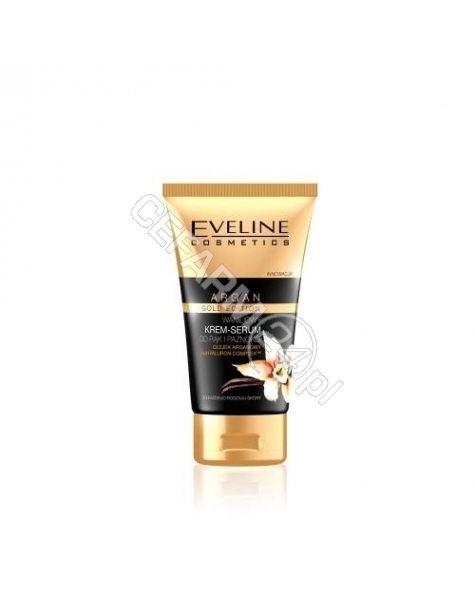 EVELINE COSM Eveline Argan Gold Edition waniliowy krem - serum do rąk i paznokci 50 ml