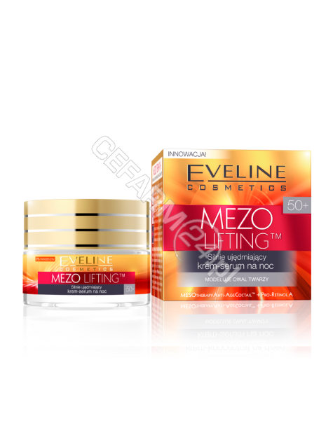 EVELINE COSM Eveline Mezo lifting 50+ silnie ujędrniający krem-serum na noc 50 ml