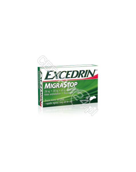 NOVARTIS Excedrin migrastop x 10 tabl powlekanych