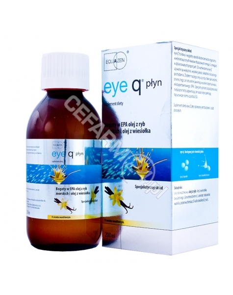 QPHARMA Eye Q płyn o smaku waniliowym 200 ml