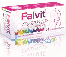 PRZEDSIĘBIORSTWO FARMACEUTYCZNE JELFA S.A. Falvit Mama 30 tabletek