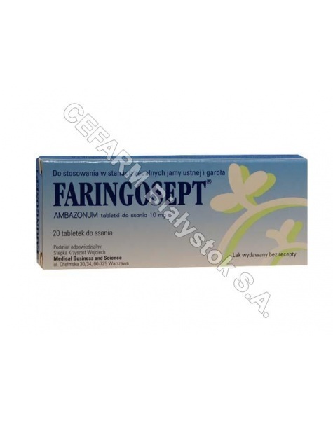 TERAPIA Faringosept 10 mg x 20 tabl do ssania
