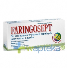 RANBAXY (POLAND) SP. Z O.O. Faringosept 20 tabletek do ssania