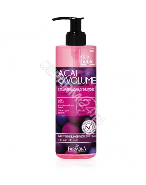 FARMONA Farmona Hair Genic Acai&Volume szampon nadający objętość 400 ml