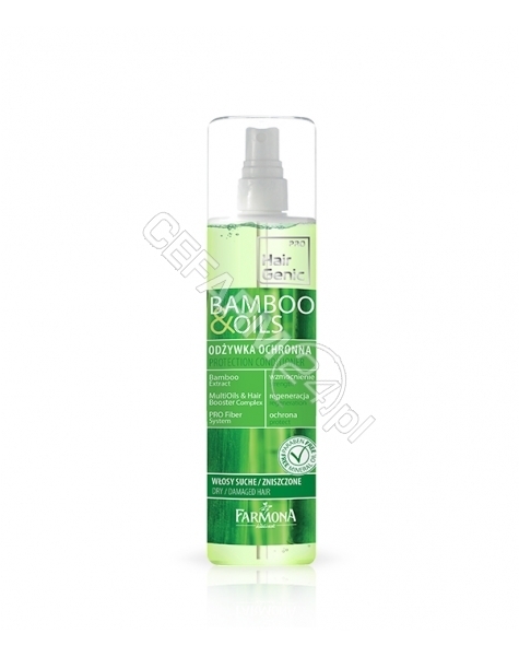 FARMONA Farmona Hair Genic Bamboo&Oils odżywka ochronna w sprayu 200 ml