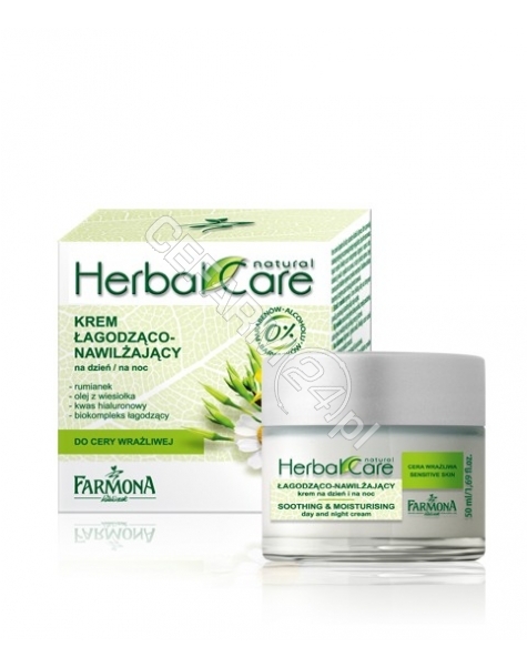 FARMONA Farmona herbal care krem łagodząco-nawilżający na dzień i noc do cery wrażliwej 50 ml