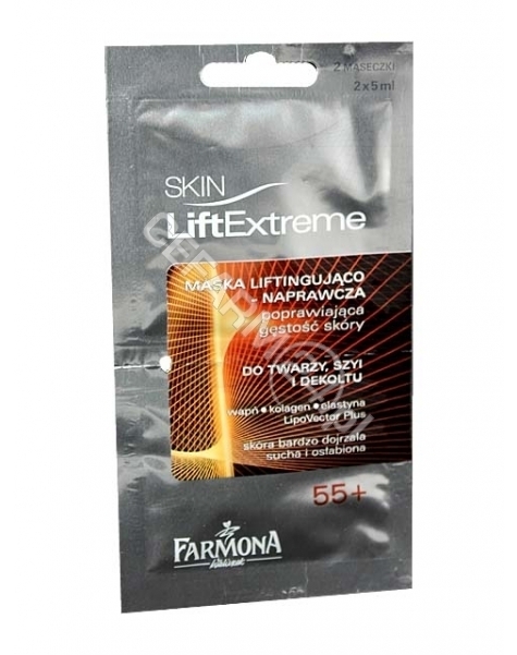 FARMONA Farmona skin lift extreme 55+ - maska liftingująco-naprawcza do twarzy, szyi i dekoltu 2 x 5 ml
