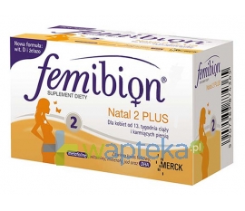 MERCK SP.Z O.O. Femibion Natal 2 PLUS 30 tabletek + 30 kapsułek