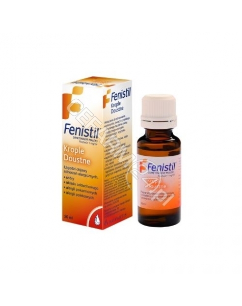 NOVARTIS Fenistil 0,1% krople 20 ml