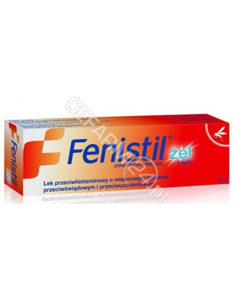 NOVARTIS CONSUMER HEALTH SA Fenistil 0.1% żel 30 g