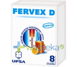 UPSA LABORATOIRES Fervex D 8 saszetek