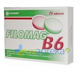 FILOFARM F.S.P. Filomag B6 75 tabletek