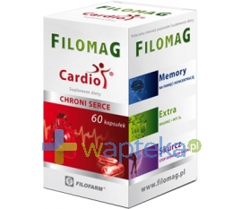 FARMACEUTYCZNA SPÓŁDZIELNIA PRACY FILOFARM Filomag Cardio 60 kapsułek