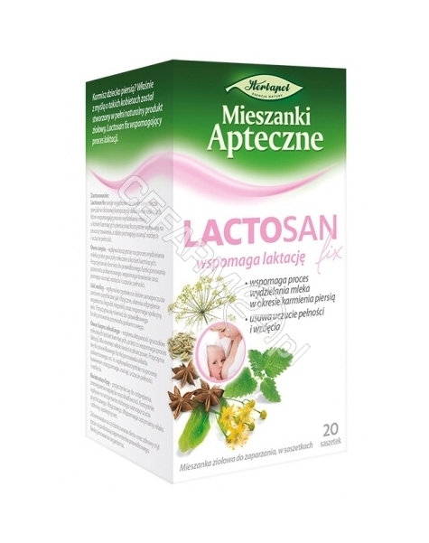 HERBAPOL LUB Fix Lactosan 1,5 g x 20 sasz