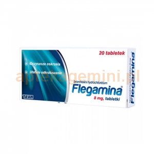 TEVA Flegamina 8mg, 20 tabletek