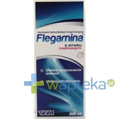 TEVA PHARMACEUTICALS POLSKA SP. Z O. O. Flegamina malinowa syrop 200 ml