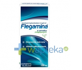 PLIVA KRAKÓW Z.F. S.A. Flegamina o smaku miętowym 120ml