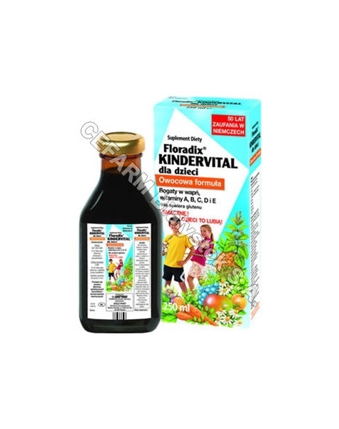 SALUS-HAUS Floradix kindervital tonik dla dzieci 250 ml