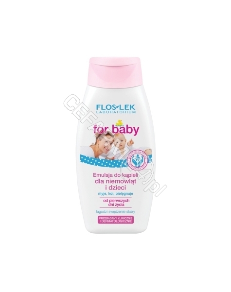 FLOS-LEK Flos-lek for baby - emulsja do kąpieli dla niemowląt i dzieci od pierwszych dni życia 250 ml