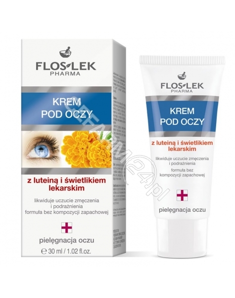 FLOS-LEK Flos-lek krem pod oczy z luteiną i świetlikiem lekarskim 30 ml