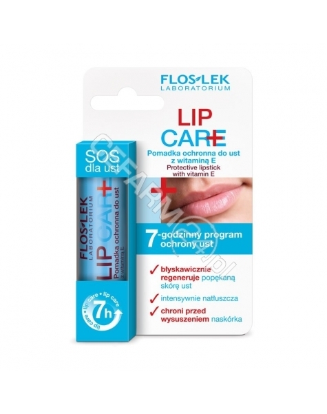 FLOS-LEK Flos-lek lip care - pomadka ochronna do ust z witaminą E