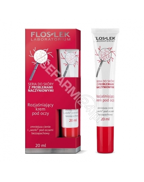 FLOS-LEK Flos-lek rozjaśniający krem pod oczy dla cery z problemami naczynkowymi 20 ml