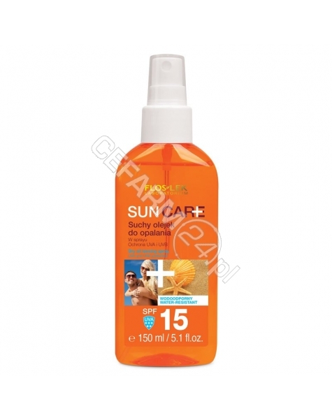 FLOS-LEK Flos-lek sun care suchy olejek do opalania spf 15 150 ml