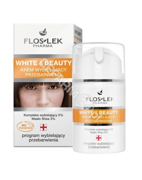 FLOS-LEK Flos-Lek White&Beauty krem wybielający przebarwienia 50 ml