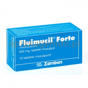 ANGELINI Fluimucil Forte 600mg, 10 tabletek musujących