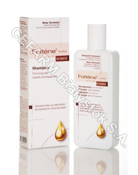 FOLTENE PHAR Foltene pharma szampon wzmacniający przeciw wypadaniu włosów dla kobiet 200 ml