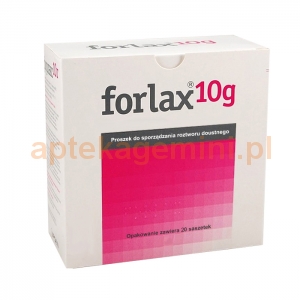 INPHARM Forlax 10g, 20 saszetek IMPORT RÓWNOLEGŁY