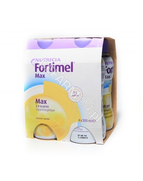 NUTRICIA Fortimel max o smaku waniliowym 4 x 300 ml