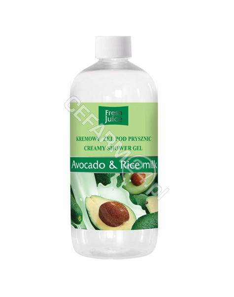 ELFA PHARM Fresh Juice kremowy żel pod prysznic Avocado&Rice Milk 500 ml