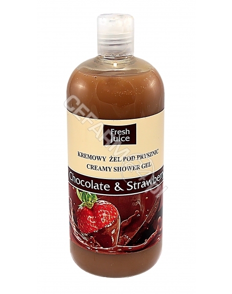 ELFA PHARM Fresh Juice kremowy żel pod prysznic Chocolate&Strawberry 500 ml (data ważności 31.12.2016)