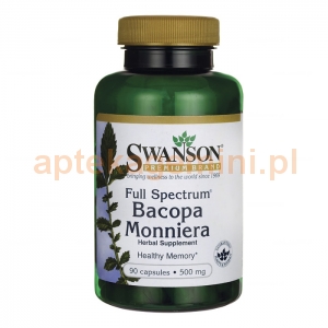 SWANSON Full Spectrum Bacopa Monniera, SWANSON, 90 kapsułek