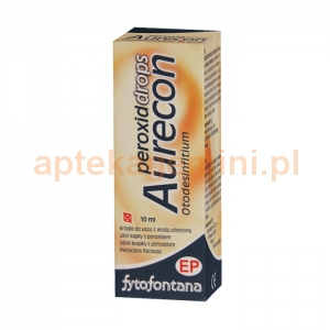 HERB-PHARMA Fytofontana Aurecon Peroxid Drops, krople do uszu z wodą utlenioną, 10ml