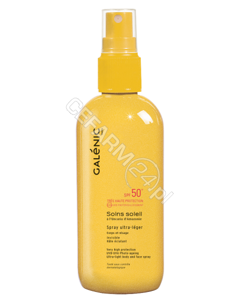 GALENIC Galenic soins solei spray z ochroną przeciwsłoneczną spf 50+ 125 ml