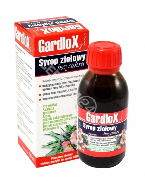 S-LAB Gardlox 7 syrop ziołowy bez cukru 120 ml