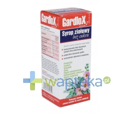 S-LAB SP. Z O. O. Gardlox Syrop bez cukru 120 ml - Krótka data ważności - do 30-11-2015