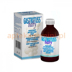 VITAMED Gastrotuss BABY, syrop przeciw refluksowi, dla dzieci i niemowląt od urodzenia, 200ml