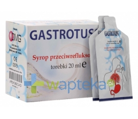 DMG DRUGS MINERALS AND GENERICS Gastrotuss syrop przeciw refluksowi 20 ml x 25 torebek